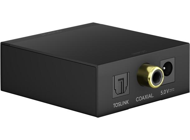 Goobay Digital-to-Analogue Conver 192kHz Coax/Toslink inn 2xRCA Out 