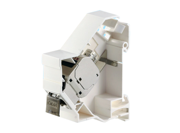 LinkIT 1-port Keystone adapter Din Rail For UTP and STP contacts 