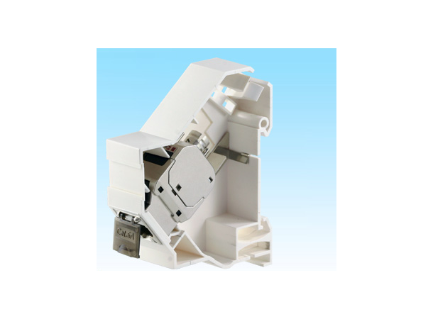 LinkIT 1-port Keystone adapter Din Rail For UTP and STP contacts 