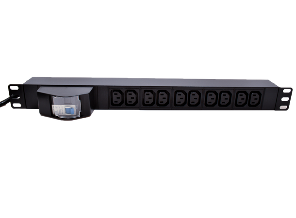LinkIT 19"  Power rail 10xC13 2m C20 | 16A | Circuit Breaker | 1U 
