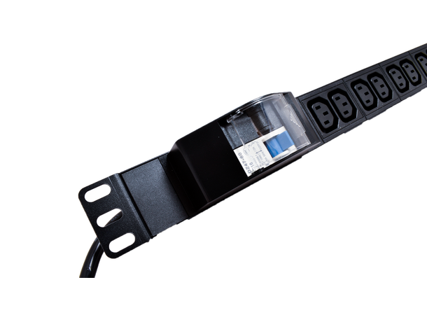 LinkIT 19"  Power rail 10xC13 2m C20 | 16A | Circuit Breaker | 1U 
