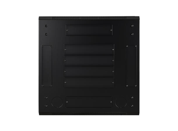 LinkIT Network Rack Cabinet 22U Black W600xD600xH1094, Glass - Perforated 