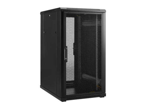 LinkIT Server Rack 22U Black W600xD800xH1094, Perforated - Perf 