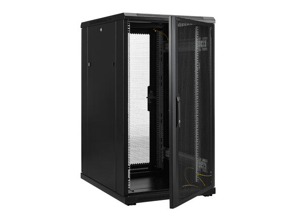 LinkIT Server Rack 22U Black W600xD800xH1094, Perforated - Perf 