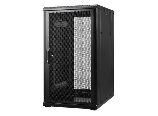 LinkIT Server Rack 22U Black W600xD800xH1094, Perforated - Perf 