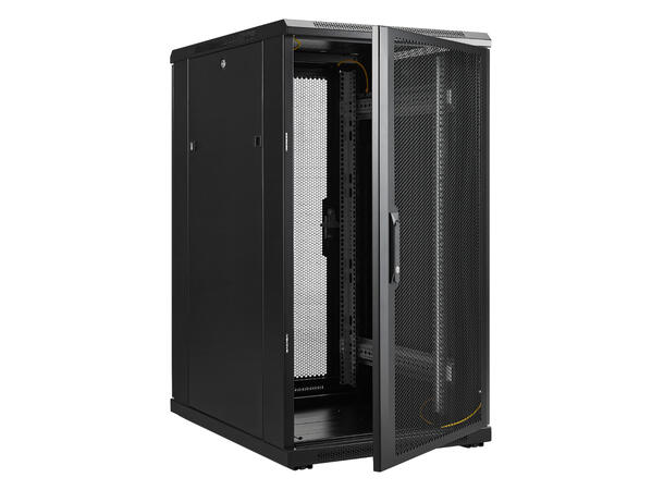 LinkIT Server Rack 22U Black W600xD800xH1094, Perforated - Perf 
