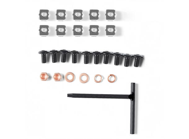 LinkIT Wall Cabinet 19' 6U Black W600xD600xH368 |  Glass 