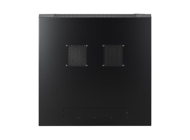 LinkIT Wall Cabinet 19' 6U Black W600xD600xH368 |  Glass 