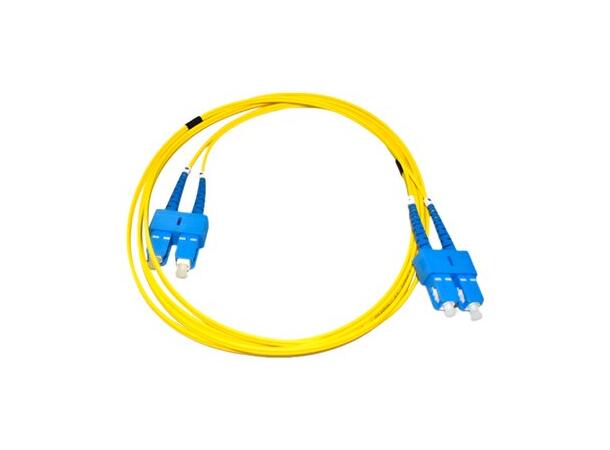 LinkIT fibersnor OS2 SC/SC 1m Duplex | SM | LSZH | Yellow 
