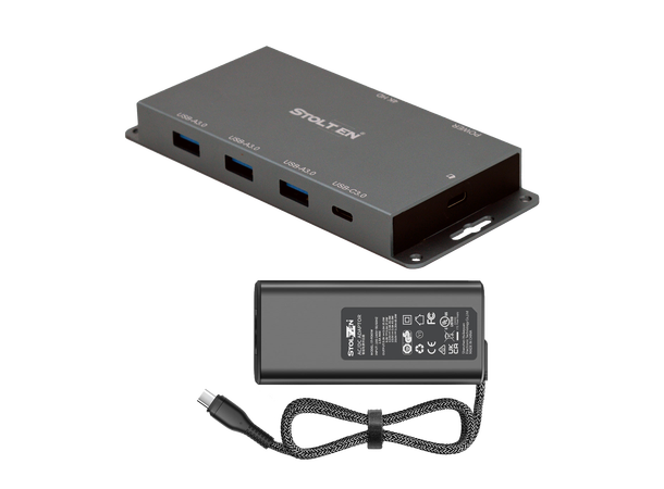 Stoltzen HERA HuddleHub Mini 65W PD 65W | Uten USB-C Host Kabel 