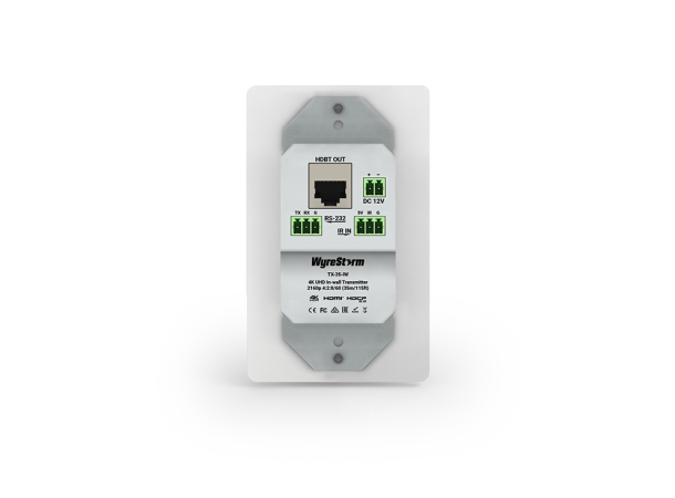 Wyrestorm TX-35-IW HDMI Single Gang HDBaseT Transmitter | PoH | 4K60Hz 4:2:0 