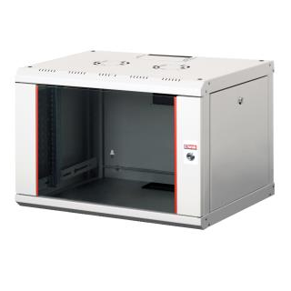 Lande PROline 7U B600xD600xH418 | w/Glass door | Grey