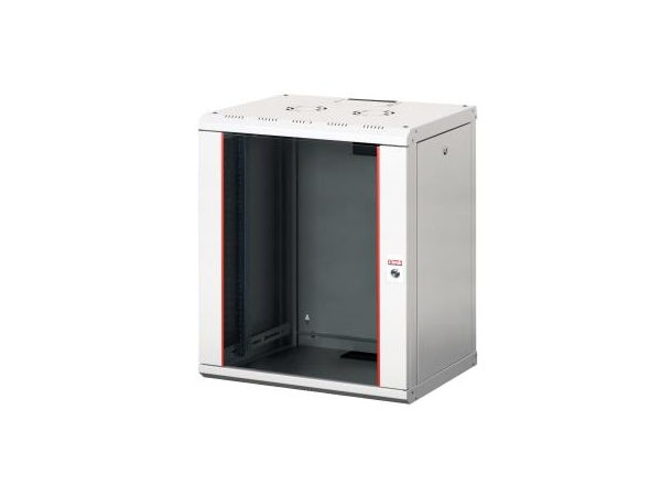 Lande Proline 16U W600xD450xH818 | Grey | Glass door 