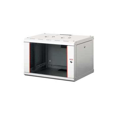 Lande Proline 7U Grey B600xD600xH418 | Glass door | 100 kg