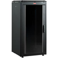 Lande Server cab. Black 22U W600xD 800 DYNAmic | w/perf. doors front/rear