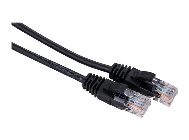 LinkIT Patch U/UTP Cat5e Svart 5m AWG 26/7 | PVC 