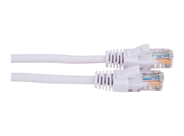 LinkIT Patch U/UTP Cat5e hvit 2m AWG 26/7 | PVC 