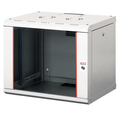 Lande PROline 9U W600xD450xH505 | Grey | w/glass door