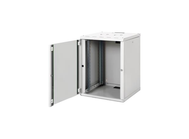 Lande Proline 16U W600xD600xH818 | Grey | Glass door 