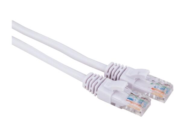 LinkIT Patch U/UTP Cat5e hvit 3m AWG 26/7 | PVC 