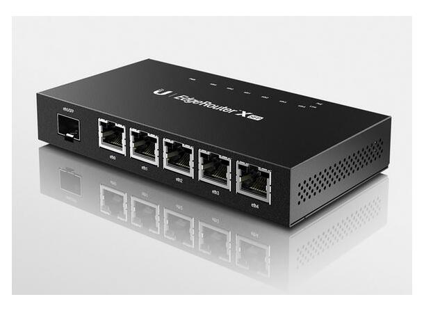 Ubiquiti EdgeRouter X 5-port Gigabit Router with SFP In and passive 