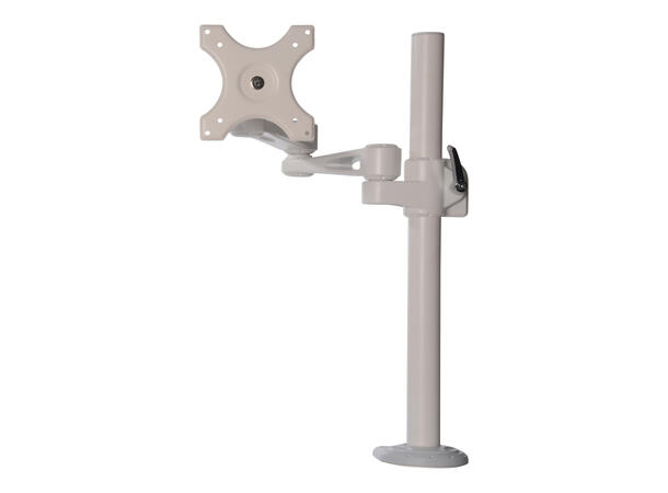KENSON Table Mount Single Arm Single | White | Mounting Clamp 