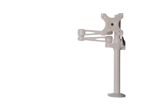 KENSON Table Mount Single Arm Single | White | Mounting Clamp 