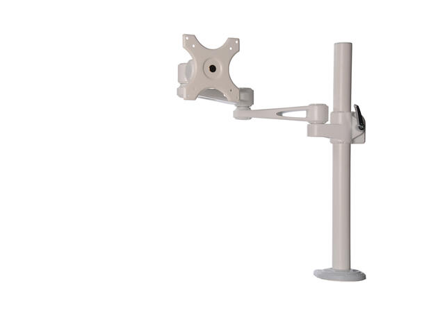 KENSON Table Mount Single Arm Single | White | Mounting Clamp 