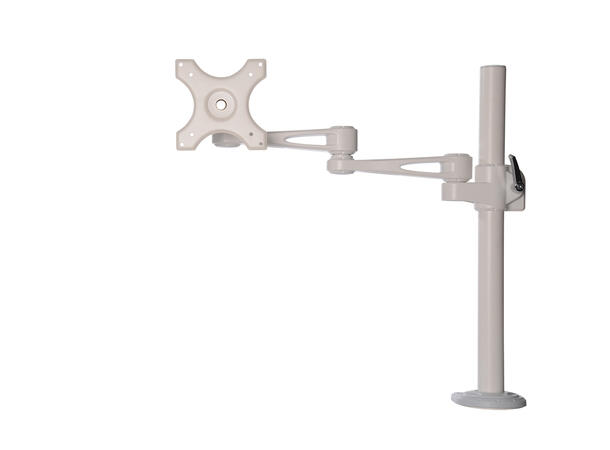 KENSON Table Mount Single Arm Single | White | Mounting Clamp 