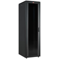 Lande Server cab. Black 36U W600xD 800 DYNAmic | w/perf. doors front/rear