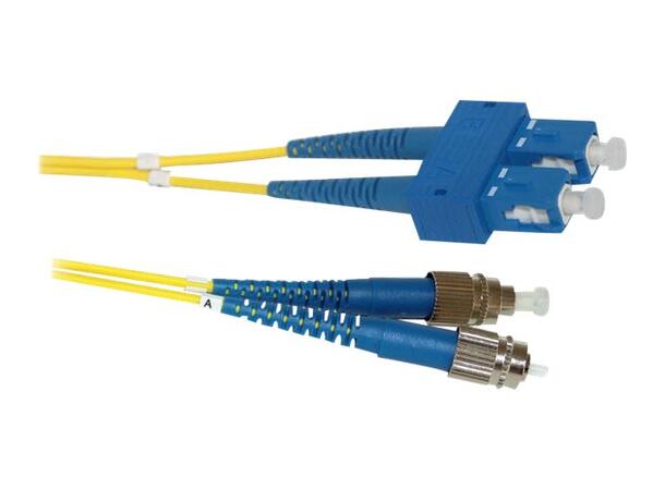 LinkIT fiber patch OS2 SC/FC 30m Duplex | SM | LSZH | Yellow 