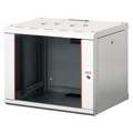 Lande PROline 9U B600xD600xH505 | w/Glass door | Grey