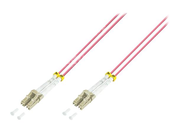 LinkIT fiber patch OM4 LC/LC 2.5m Duplex | MM | LSZH 