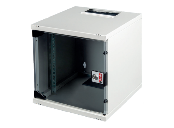 Lande 10" Netbox SOHO 6U Grey W312xD300xH330 | Glass door | 20 kg 
