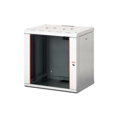 Lande Proline 12U Grey W600xD450xH640 | Glass door | 100 kg