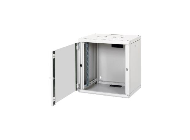 Lande Proline 12U Grey W600xD450xH640 | Glass door | 100 kg 