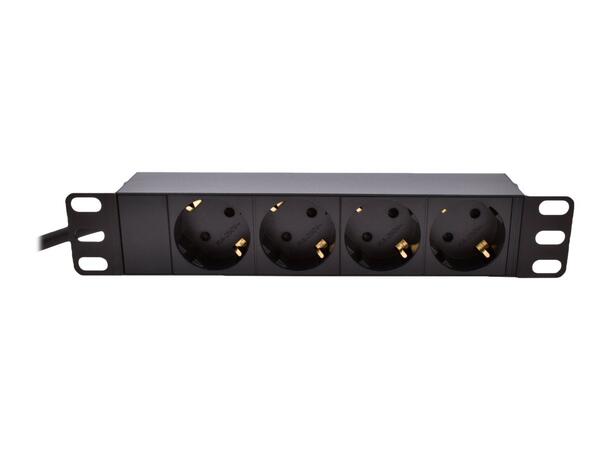 LinkIT 10"  Power rail 4xCEE 7/4 2m CEE 7/7 | 16A 