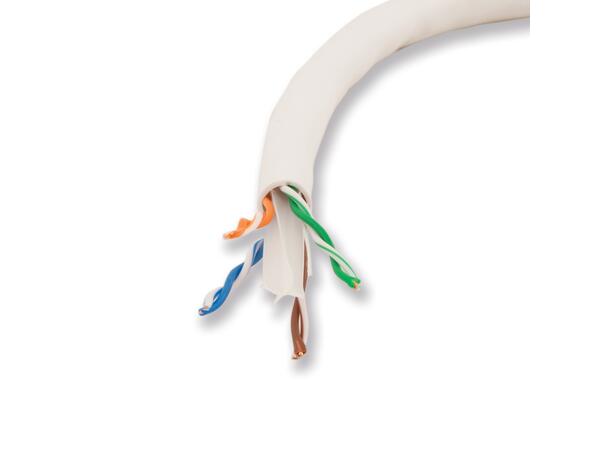 LinkIT Cat.6a U/UTP LSZH vit 305m Installationskabel | AWG 23/1 | 500Mhz 