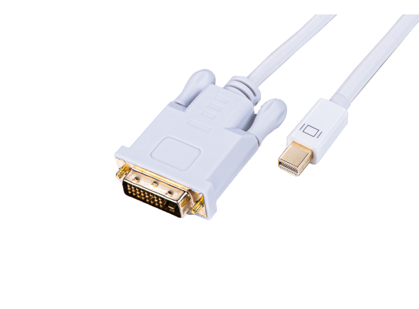 LinkIT MiniDisplayport till DVI-D 3 m 1920x1080@60Hz AWG 32 white