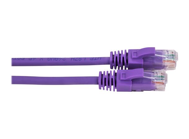 LinkIT Patch U/UTP Cat6 Lila 0.3m AWG 24/7 | LSZH 