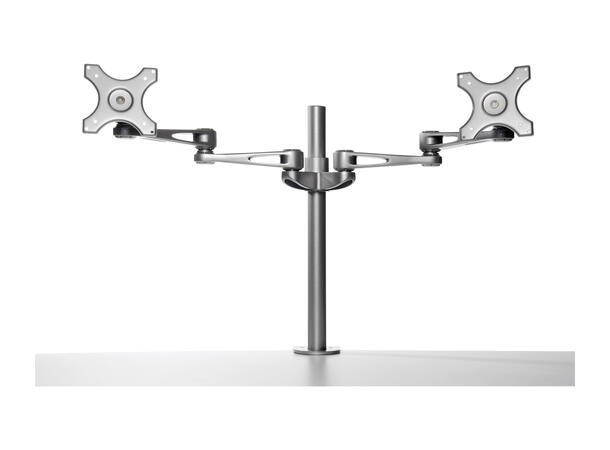 KENSON Monitor arm twin pole 7260 Silver | Easy Installation 