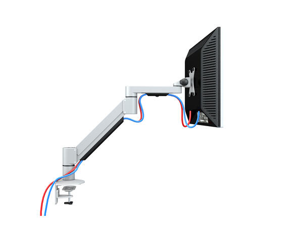 KENSON Monitor arm with gas lift Silver 