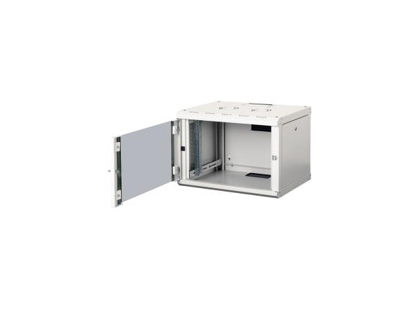 Lande Proline 7U Grey W600xD450xH418 | Glass door | 100 kg 