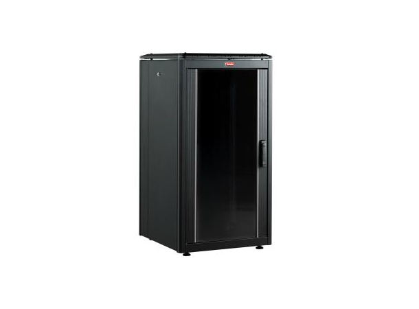 Lande Dynamic 20U W600xD1000xH1076 | Black | Perf. doors 