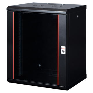 Lande Proline 16U W600xD450xH818 | Black |  Glass door