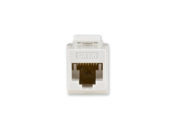 LinkIT Keystone Pass-through Cat.6 UTP For keystone panel | hun/hun | vit 