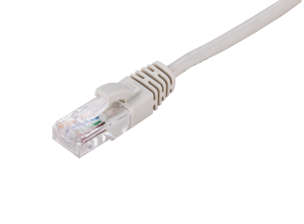 LinkIT Patch U/UTP Cat5e Grå 3m AWG 26/7 | PVC 