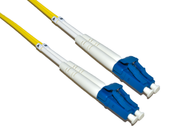 LinkIT fiber patch OS2 LC/LC 10m Duplex | SM | LSZH | Yellow 