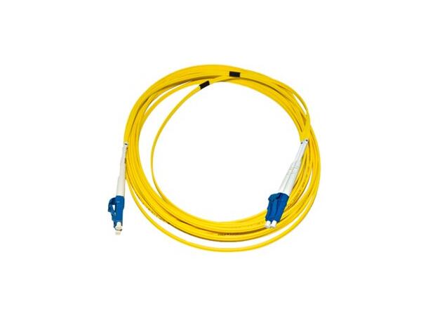 LinkIT fiber patch OS2 LC/LC 10m Duplex | SM | LSZH | Yellow 
