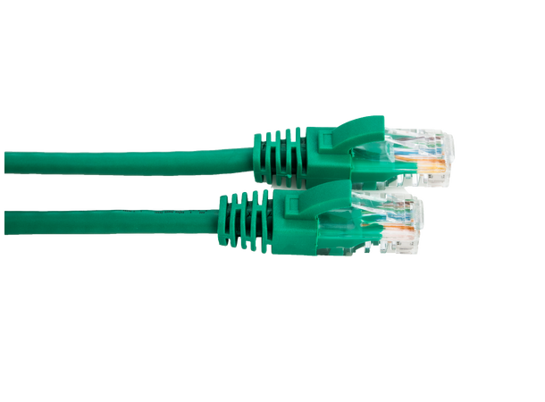 LinkIT Patch U/UTP Cat5e Grön 0.5m AWG 26/7 | PVC 